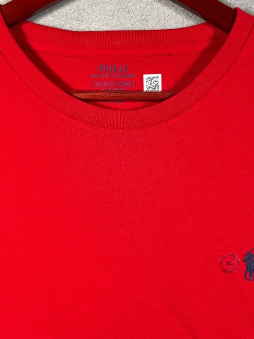 Polo Ralph Lauren T-Shirt Mens XL Red Classic Fit Short Sleeve Pony Logo $55